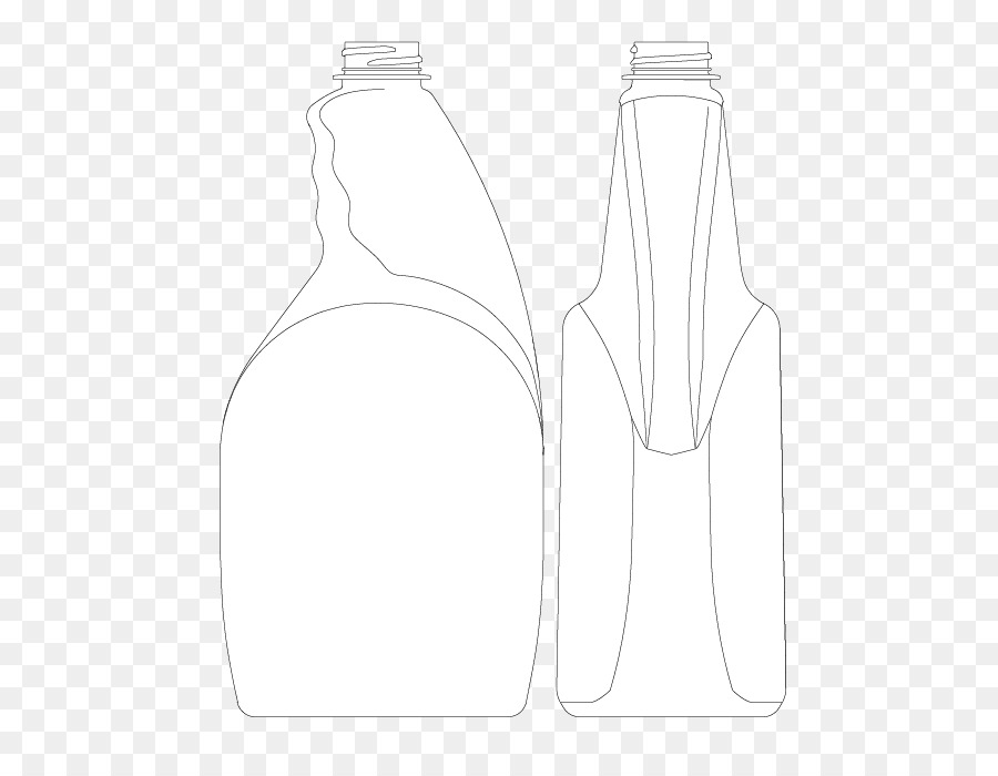 Bouteille En Verre，Blanc PNG