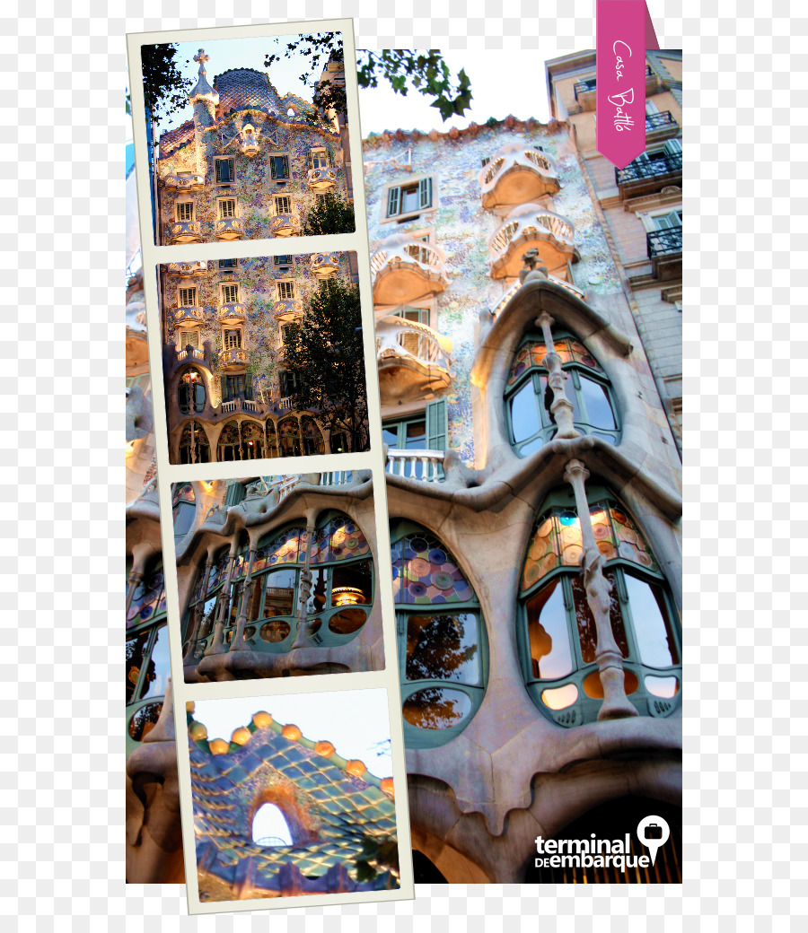 La Casa Batlló，Collage PNG
