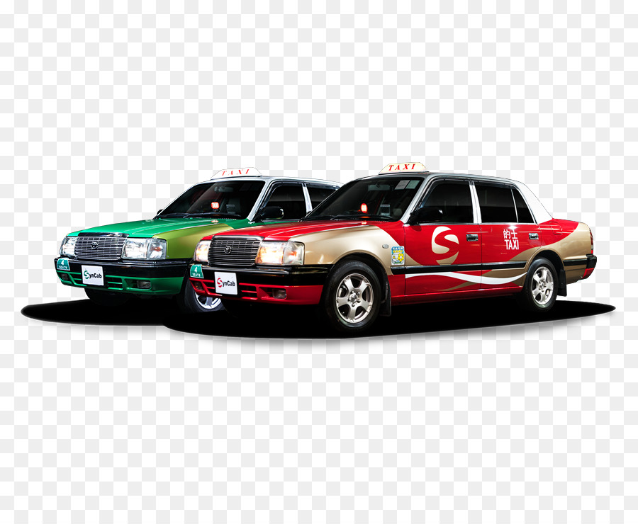 Voitures De Taxi，Vert PNG