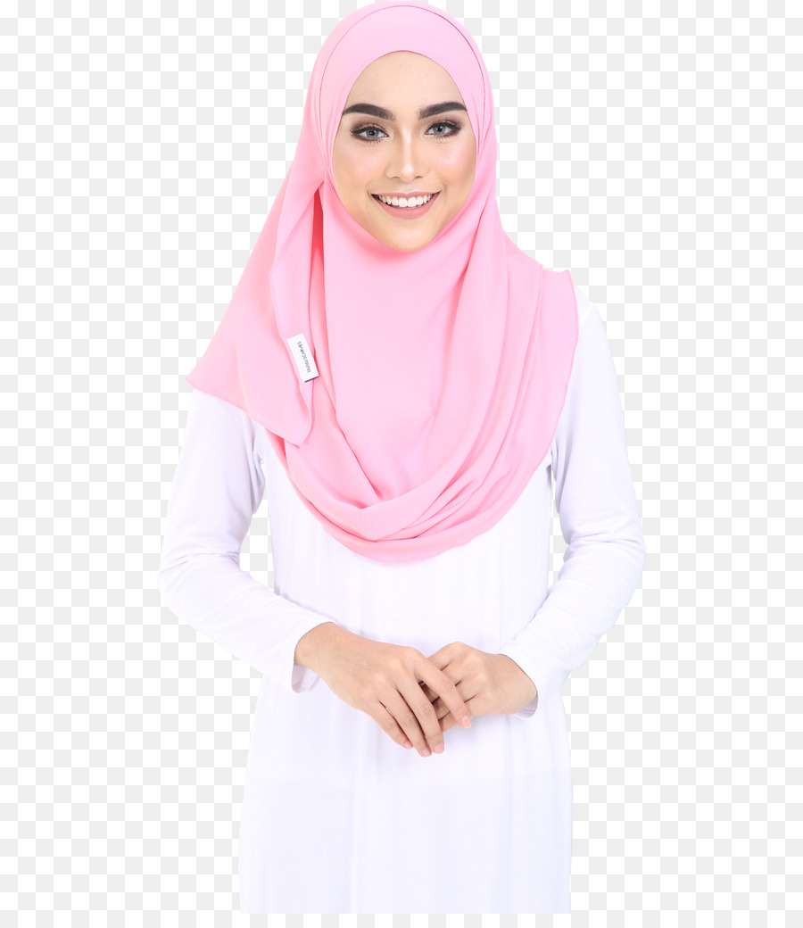 Femme En Hijab，Rose PNG