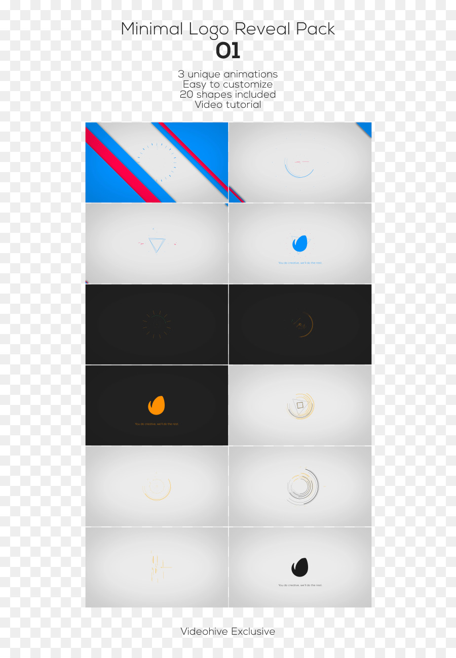 Pack De Révélation De Logo，Animation PNG