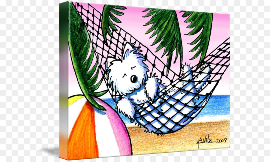 West Highland White Terrier，L Art PNG