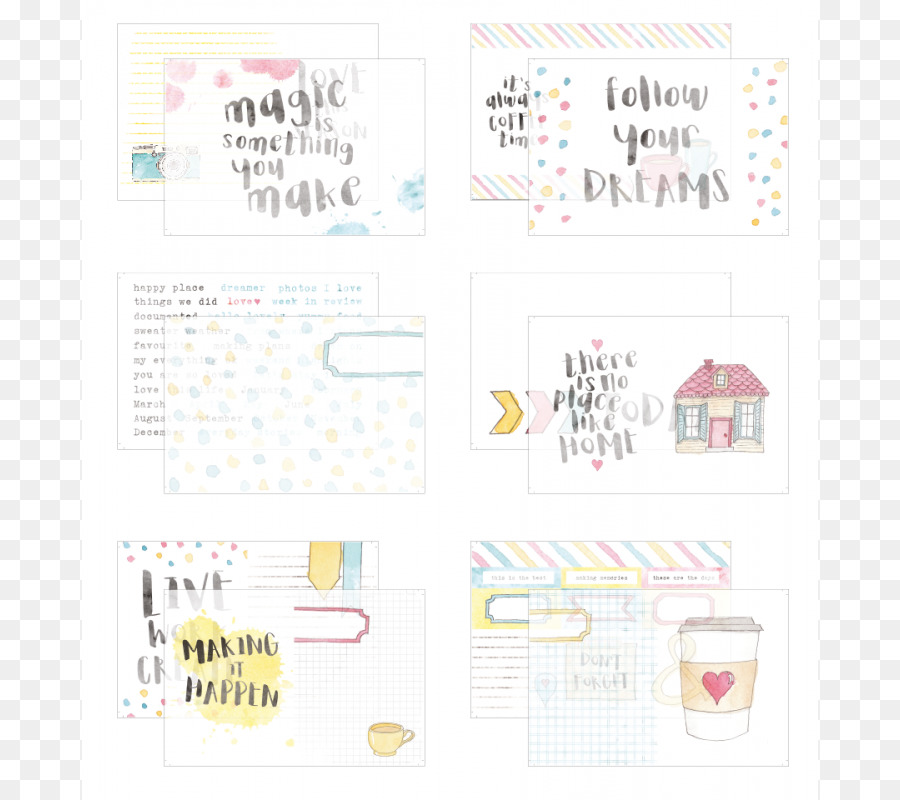 Papier，Scrapbooking PNG