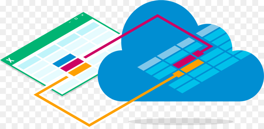 Microsoft Excel，Le Cloud Computing PNG