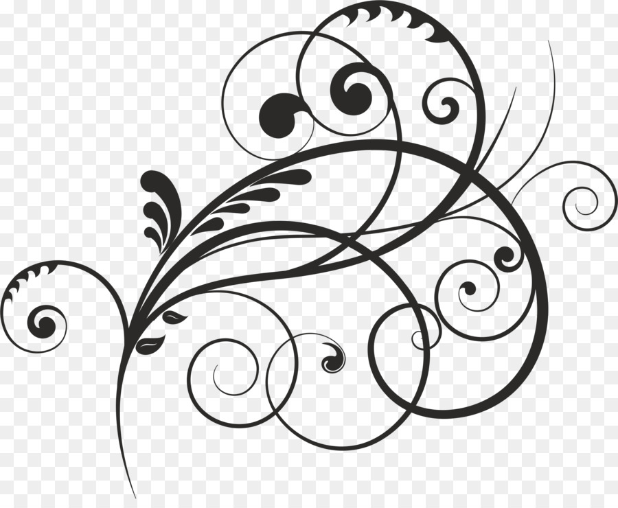 Spirale，Design Floral PNG