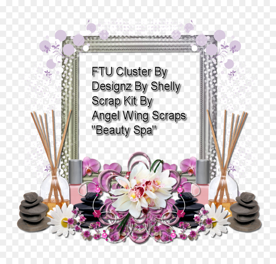 Cadre De Spa De Beauté，Fleurs PNG