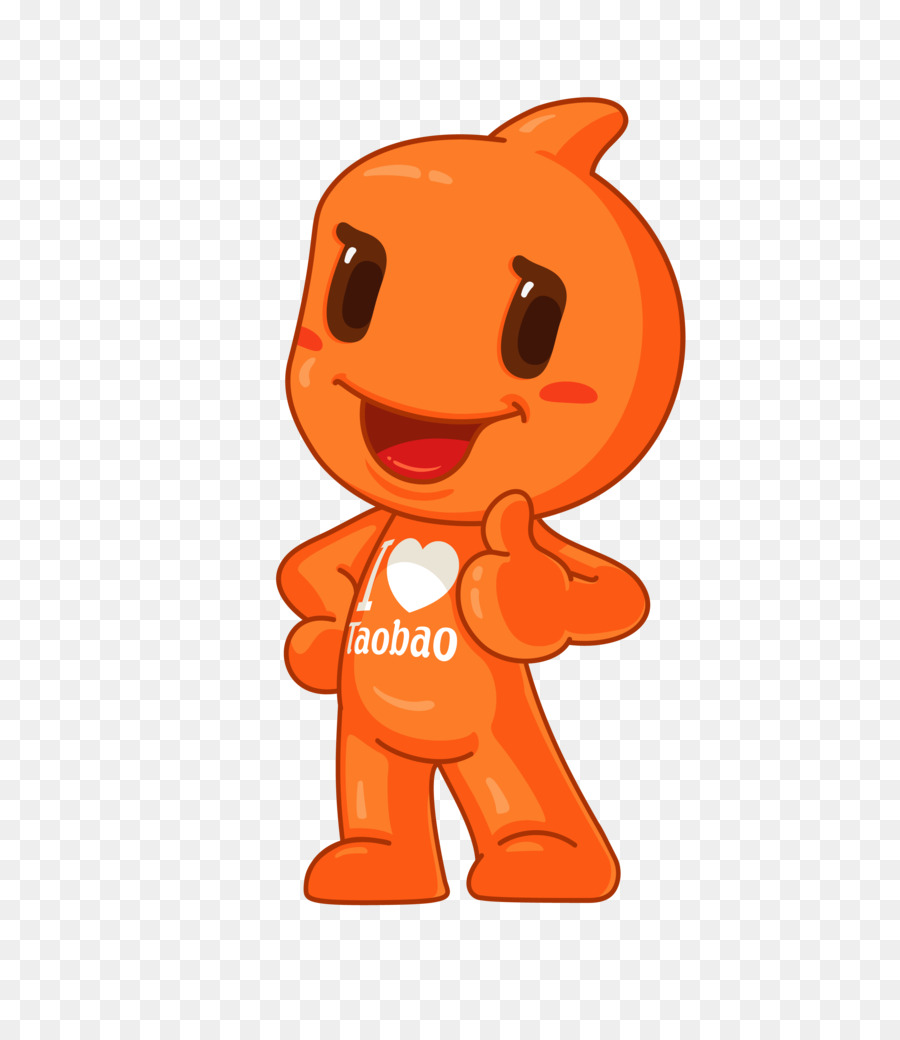 Personnage De Dessin Animé Orange，Souriant PNG