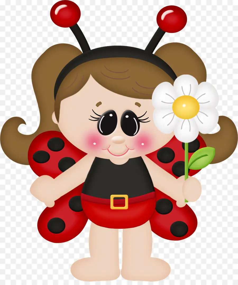 Jolie Fille Coccinelle，Coccinelle PNG