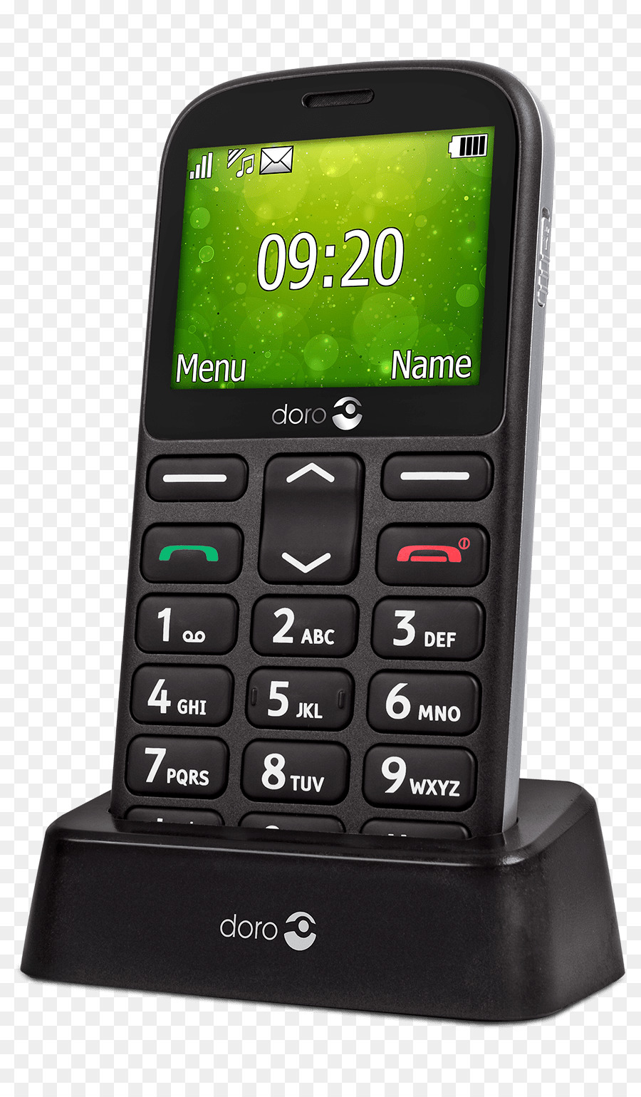 Doro 1360 Dual Sim Noir Téléphone Mobile Pour Les Personnes âgées，Téléphone PNG