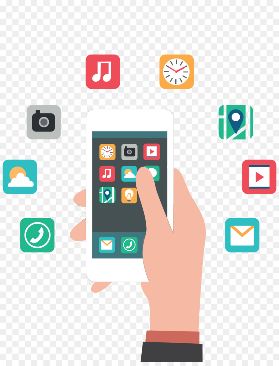 Smartphone，Applications PNG