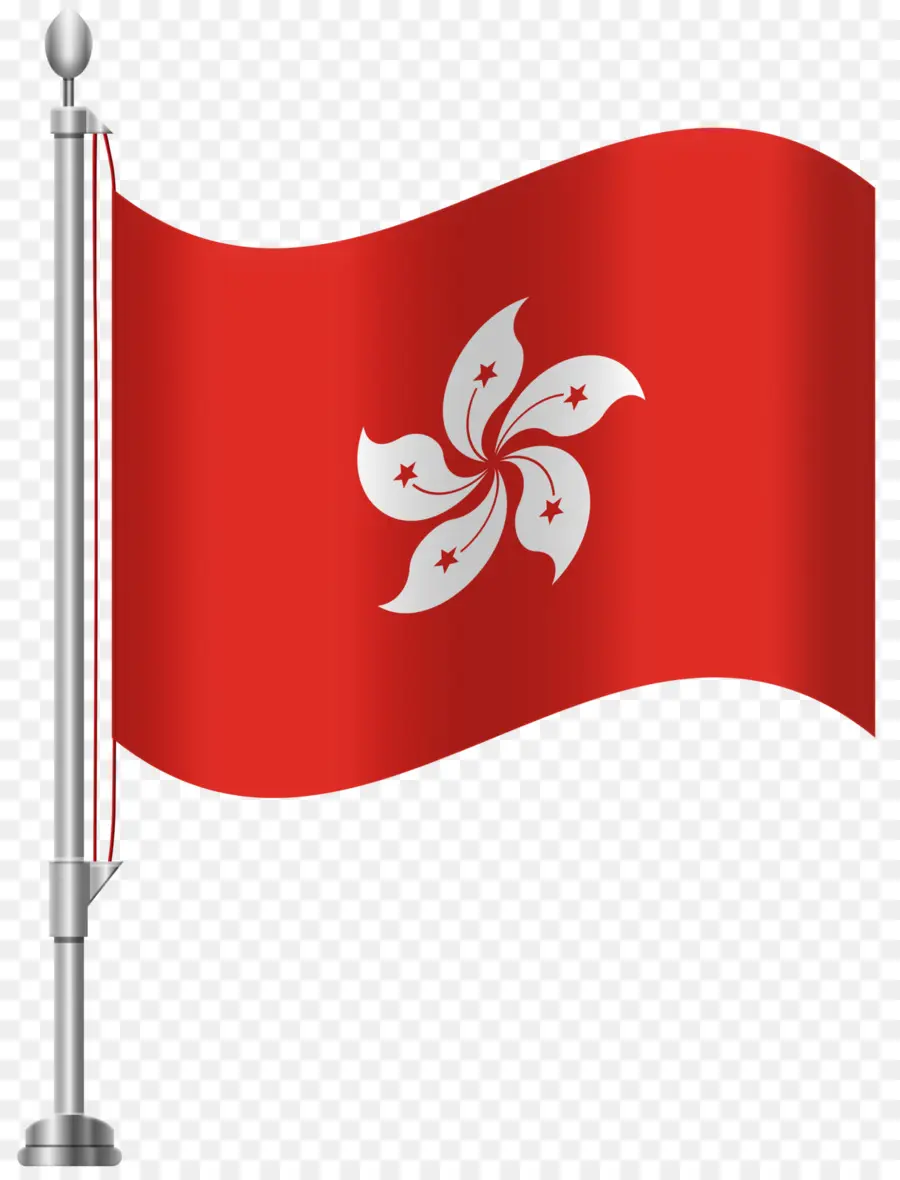 Drapeau De Hong Kong，Rouge PNG