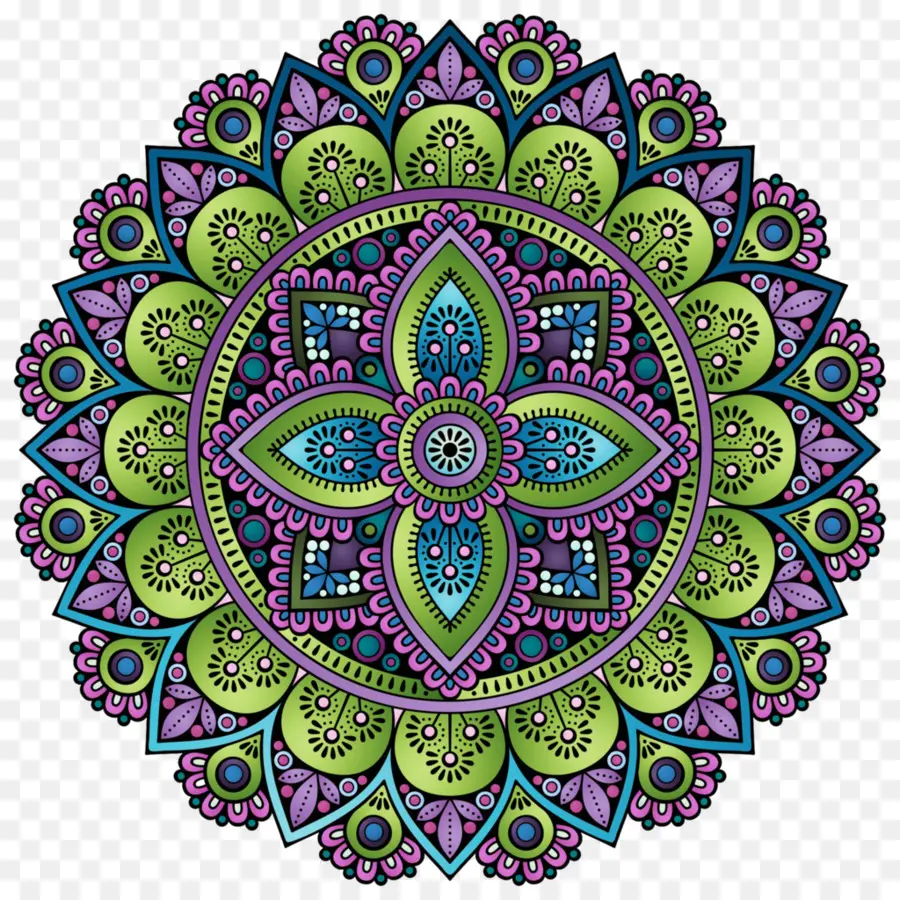 Mandalas，Coloré PNG