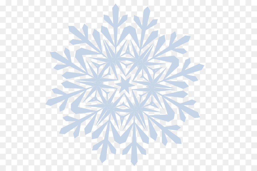 Flocon De Neige Bleu，Hiver PNG