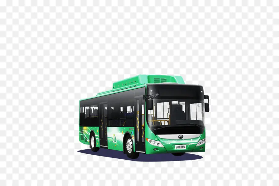 Autobus Vert，Transports En Commun PNG