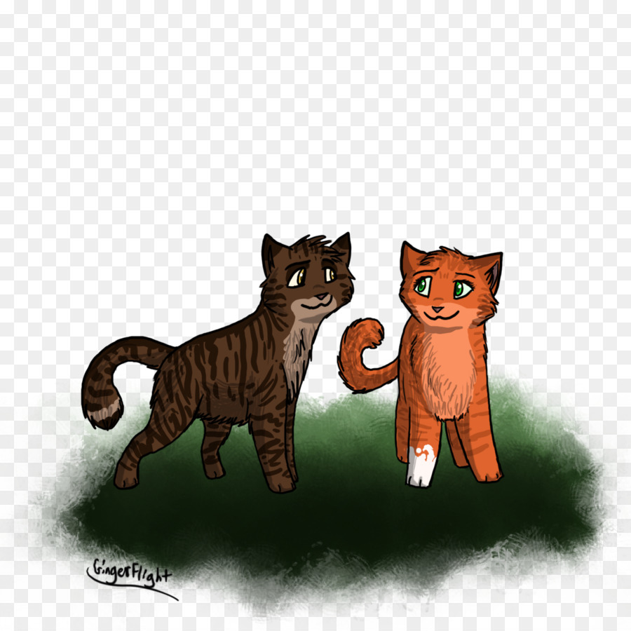 Deux Chats，Félin PNG