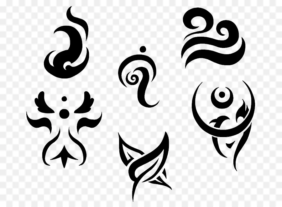 Tatouages ​​tribaux，Conception PNG