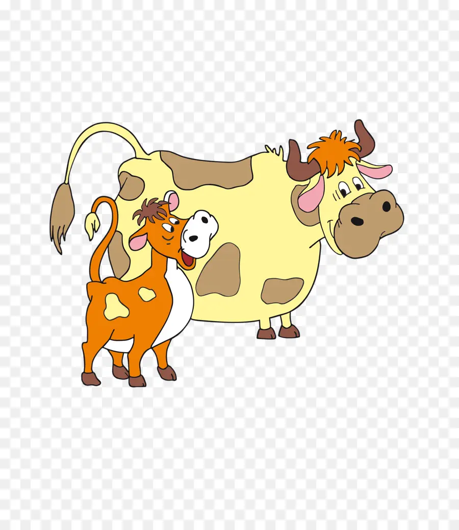 Vaches De Dessin Animé，Mère PNG