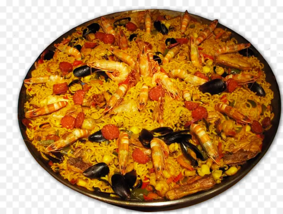 Paella Aux Fruits De Mer，Plat PNG