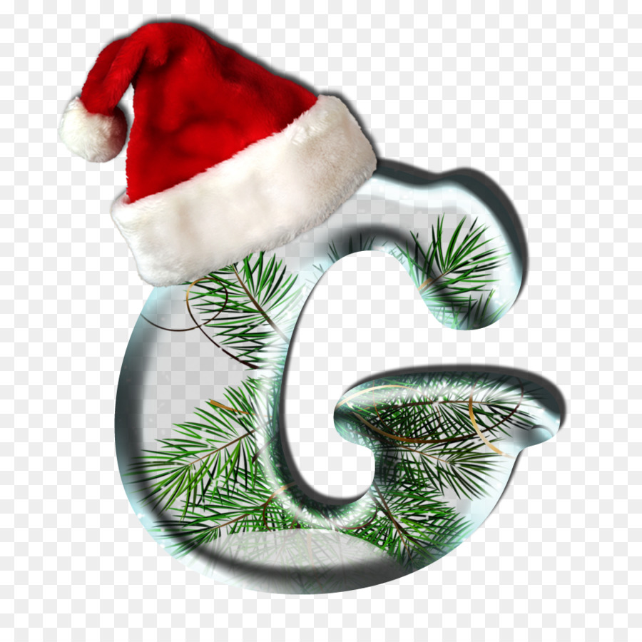 Lettre P，Chapeau De Noël PNG