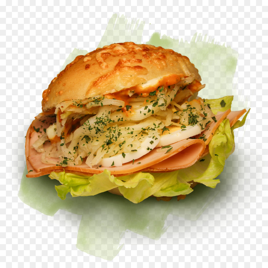 Le Petit Déjeuner Sandwich，Jambon Et Fromage Sandwich PNG