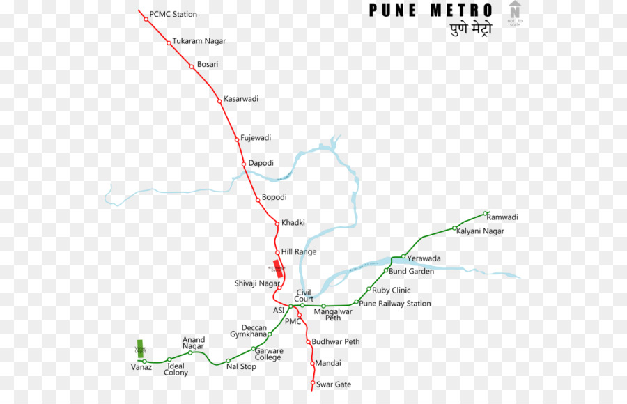 Plan Du Métro，Puné PNG