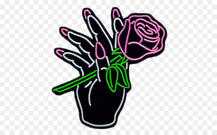 Main Avec Rose，Fleur PNG