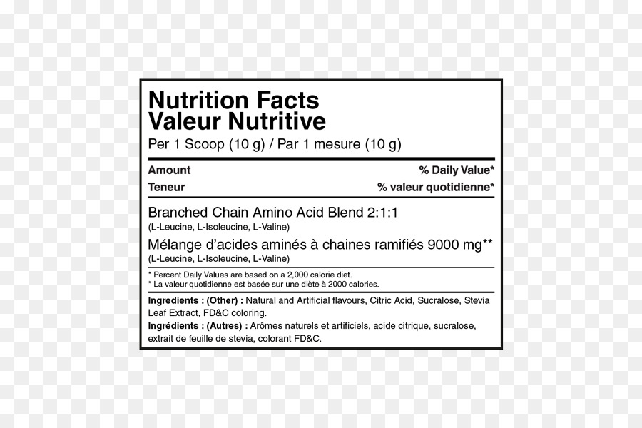 La Nutrition，Branchedchain D Acides Aminés PNG