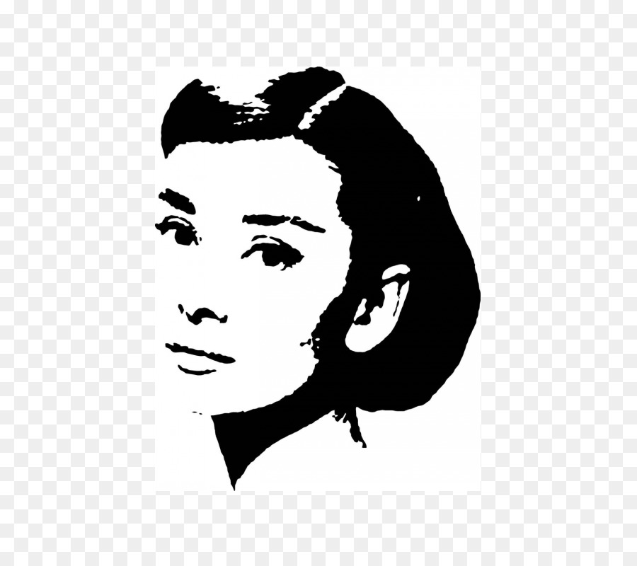 Art LIFE Pochoir à dessin Audrey Hepburn A4 21 x 29 cm Stencil Star du film artiste 