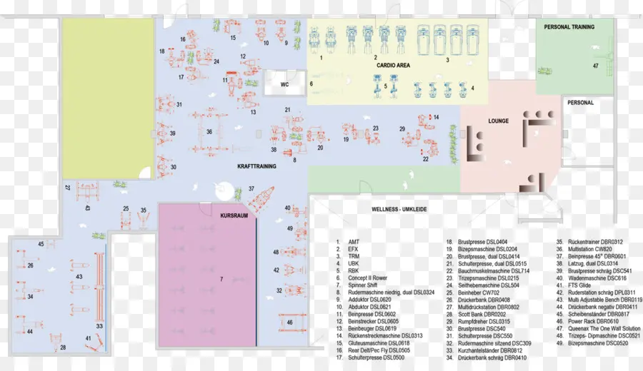 Plan D'étage Du Gymnase，Mise En Page PNG