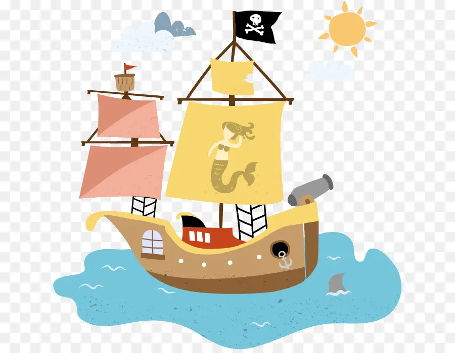 Bateau Pirate，Pirate PNG