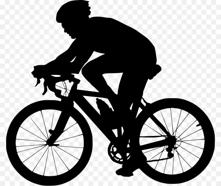 Vélo，Silhouette PNG
