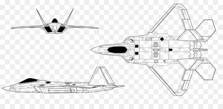 Lockheed Martin F22 Raptor，Avion PNG