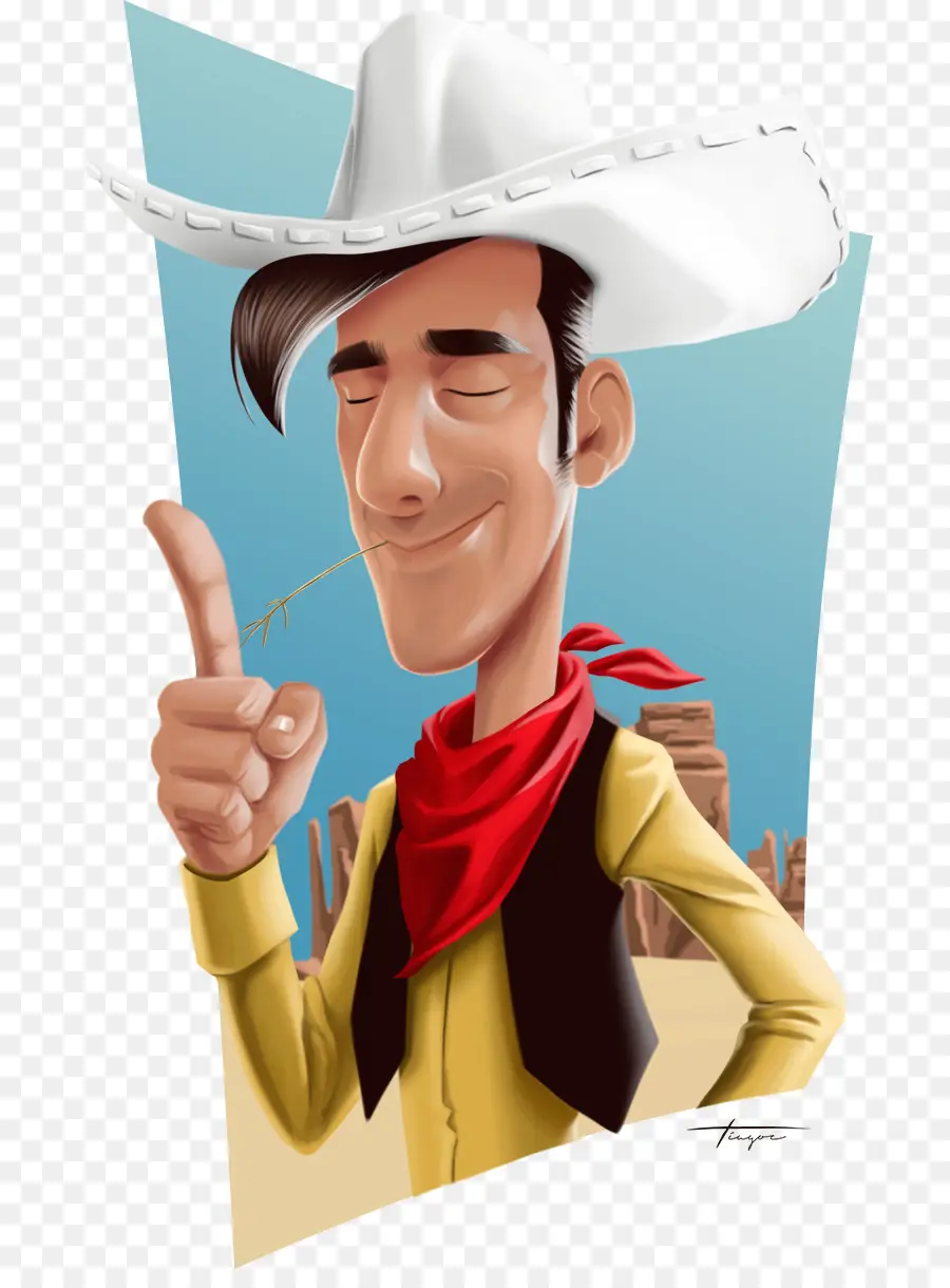 Cowboy De Dessin Animé，Occidental PNG