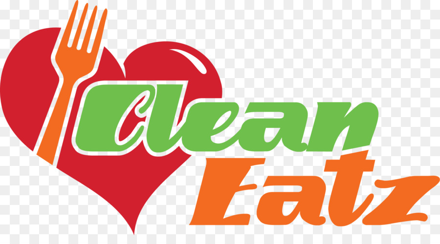 Logo Clean Eatz，Cœur PNG