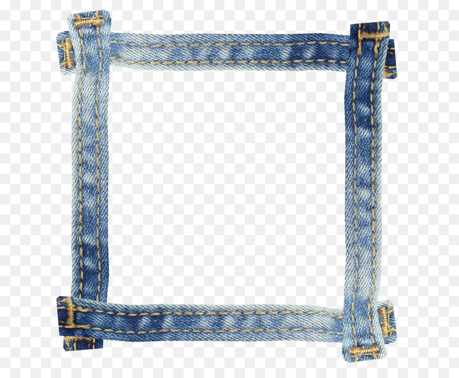 Cadre En Jean，Jeans PNG