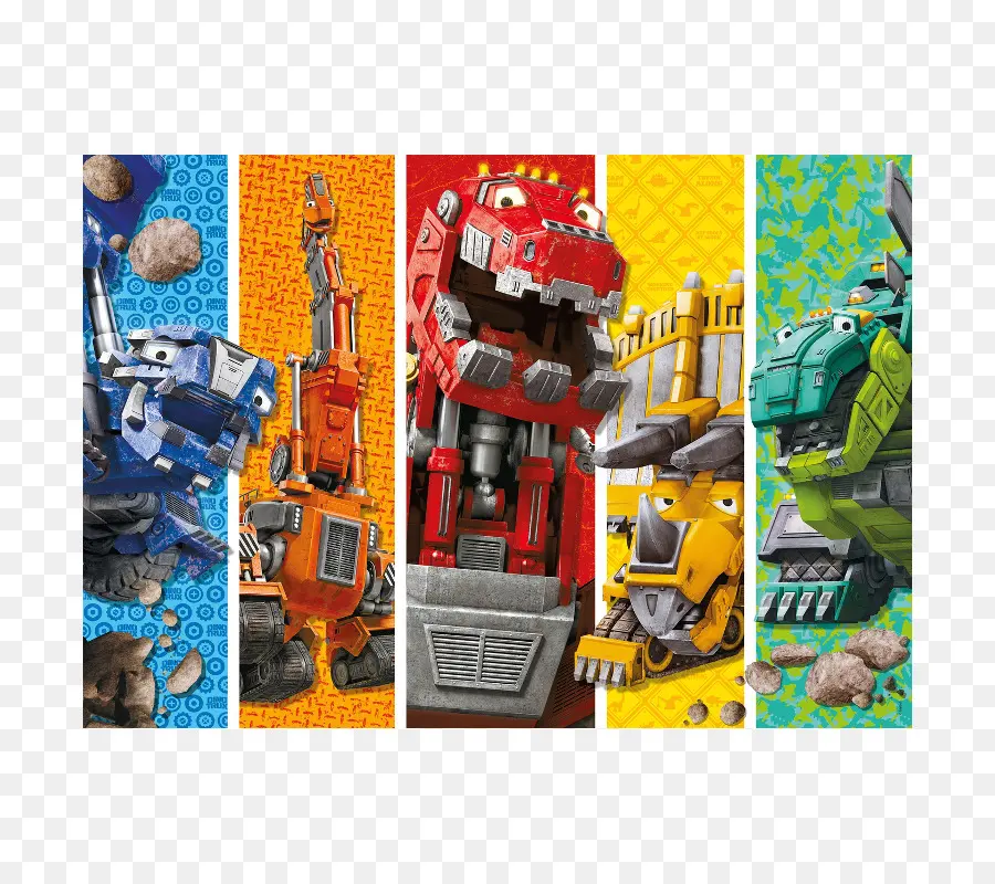 Personnages Dinotrux，Coloré PNG