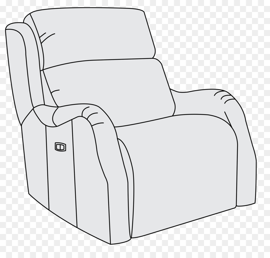 Fauteuil Inclinable，Blanc PNG