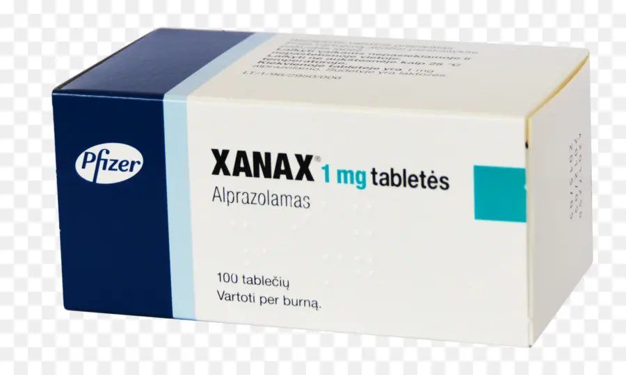 Boîte Xanax，Comprimés PNG