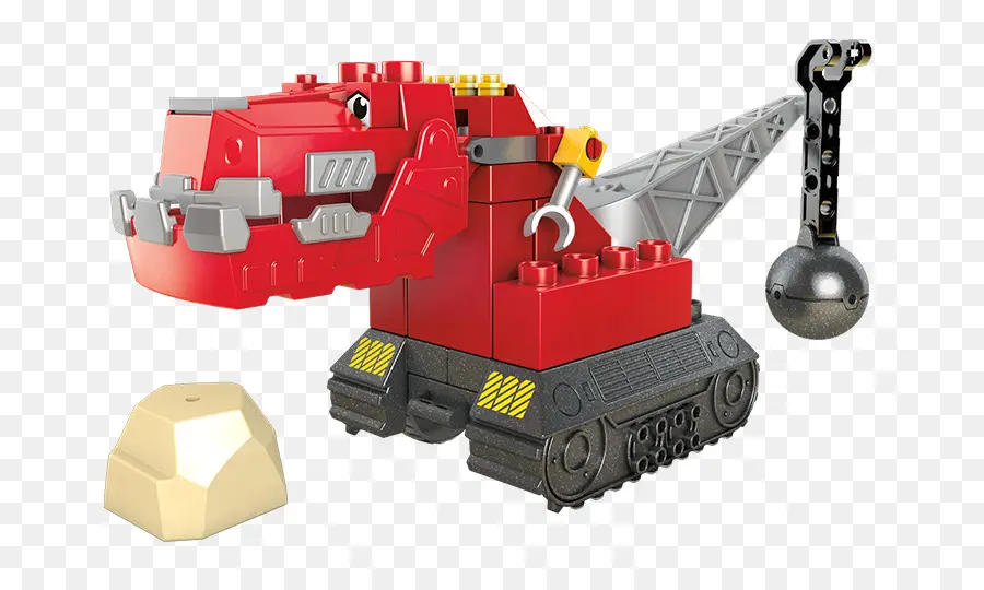 Jouet Dinotrux，Rouge PNG