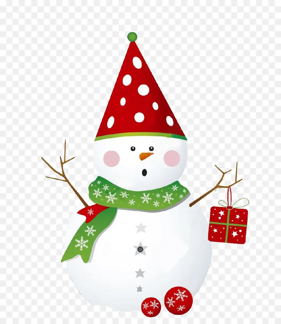 Bonhomme De Neige，Foulard PNG