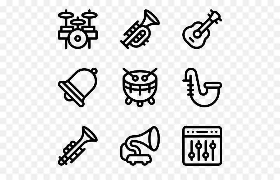 Instruments De Musique，Musique PNG