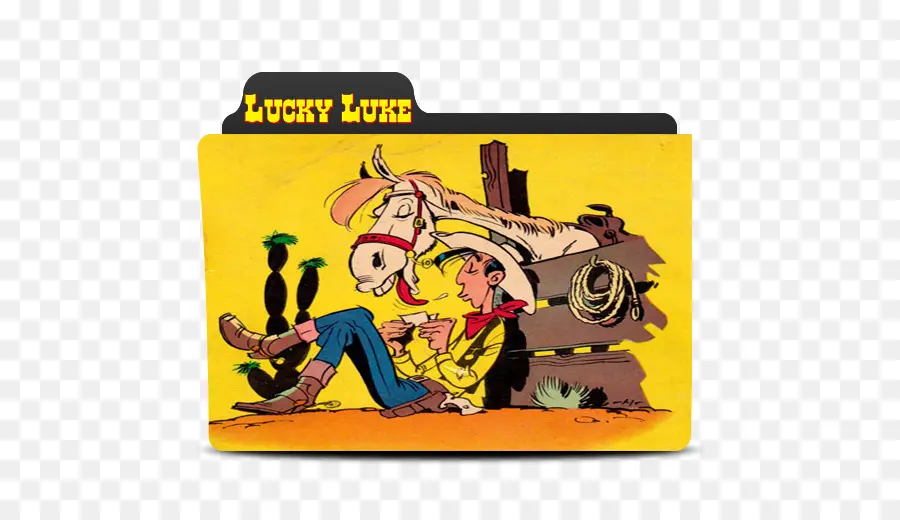 Lucky Luke Se Repose，Cow Boy PNG