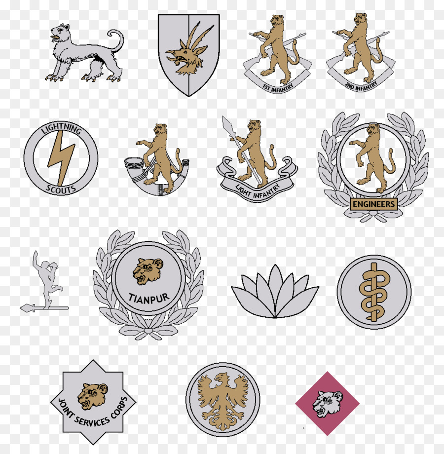 Insigne De Coiffure，Grade Militaire PNG