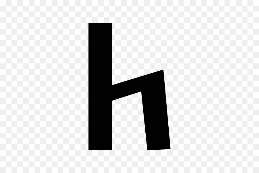 Lettre Noire H，Alphabet PNG