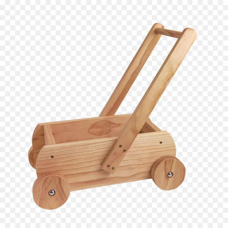 Charrette En Bois，Chariot à Pousser PNG