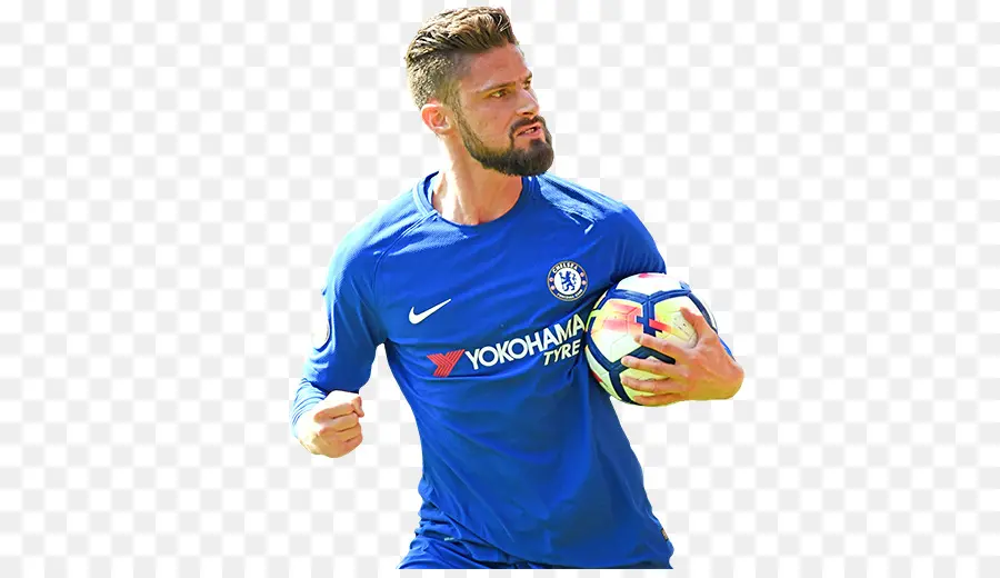 Joueur De Football En Maillot De Chelsea，Football PNG