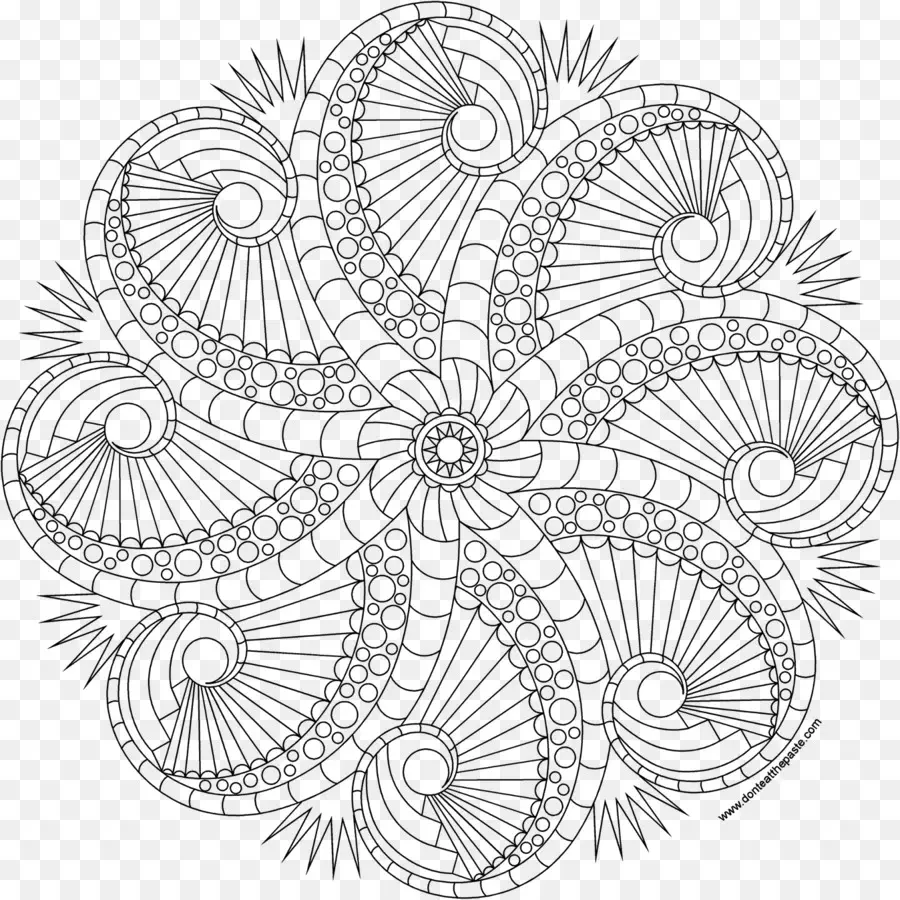 Mandala，Livre De Coloriage PNG