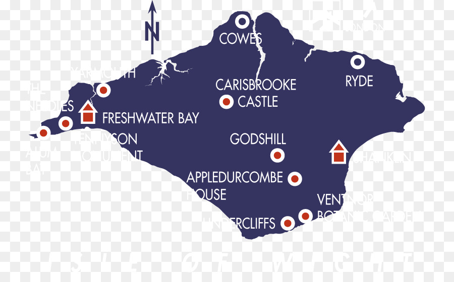 L'île De Wight，Carte PNG