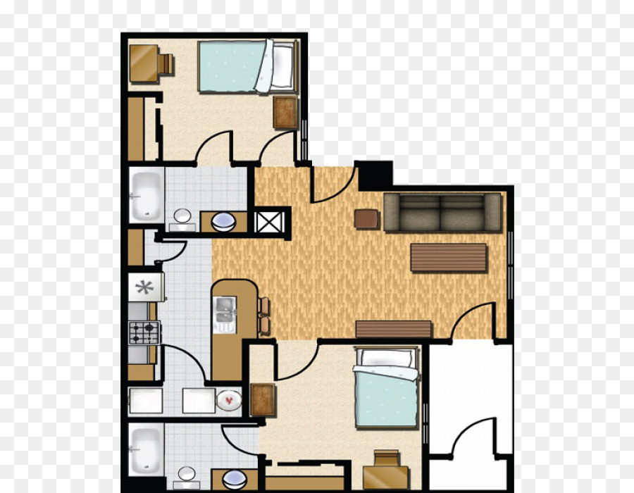 Disposition De L'appartement，Plan D'étage PNG