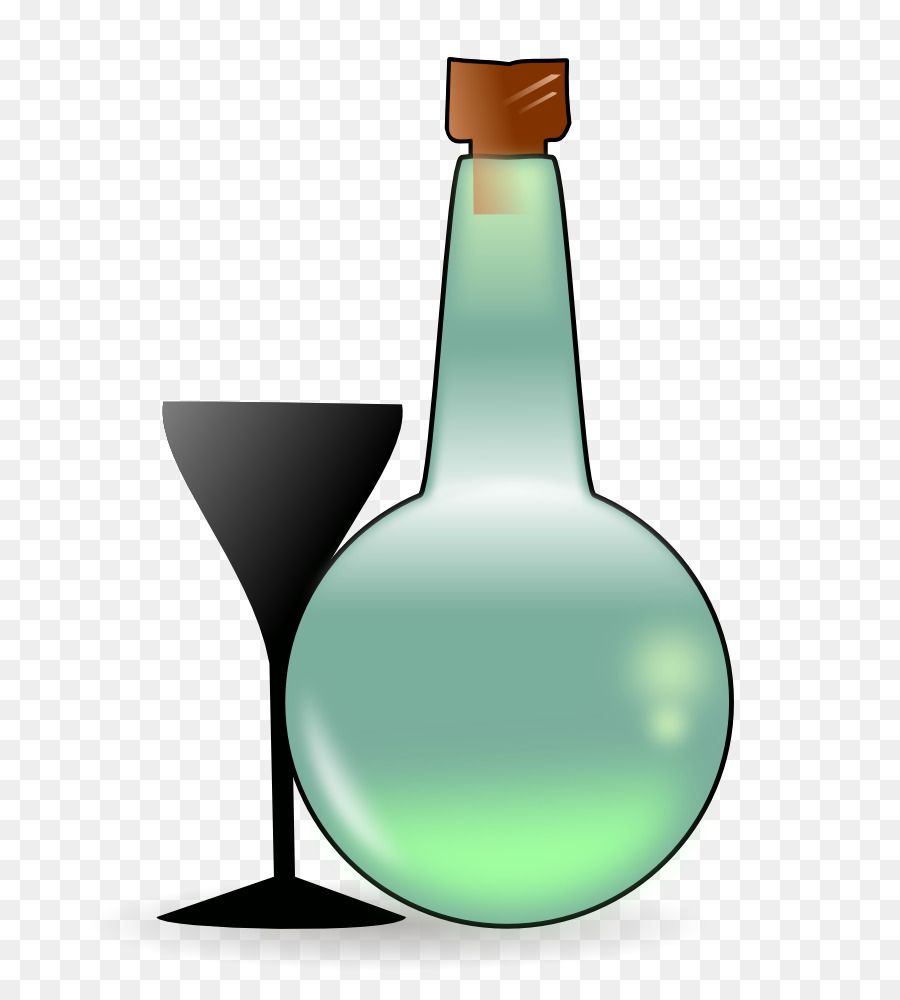 Bouteille Et Verre，Boire PNG